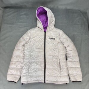 Kenneth Cole Sundance Film Festival 2019 Reversible Purple Silver Puffer M